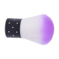 Pro Mini Kabuki Blusher Brush Foundation Face Eyes Powder Cosmetic Makeup Brush Purple