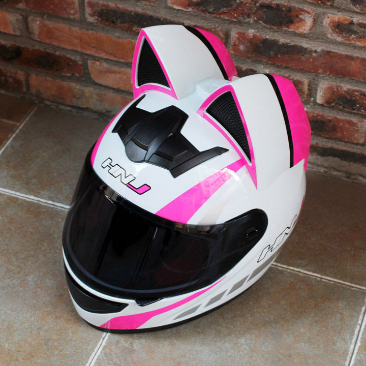 motorcycle-helmet-full-face-casco-moto-breathable-motocross-helmet-with-removeable-cat-ears-personality-helmet-for-woman-man