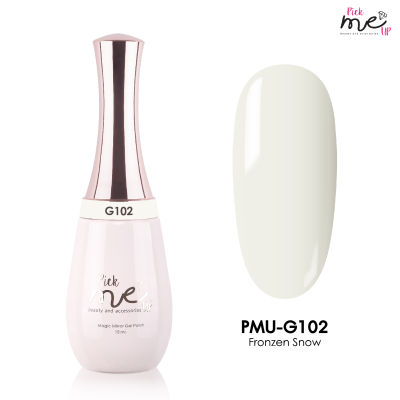 สีเจลทาเล็บ Pick Me Up&nbsp;G102 Fronzen Snow 15 ml.