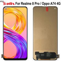 TFT For Oppo A74 4G CHP2219 LCD Display Touch Screen Digitizer Assembly Replacement For Realme 8 Pro RMX3081 LCD