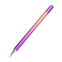 ปากกาสไตลัสสีไล่ระดับสีฝาแม่เหล็กสไตลัสแผ่นใสพร้อมปลายในตัว