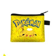 Cartoon Pokemon Boys Plush Coin Purse Children Zipper Pikachu Coin Bags
