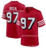 ◘❀ NFL Football Jersey 49ers 97 Red Retro 49ers Nick Bosa Jersey On behalf of