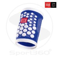 Compressport ผ้ารัดข้อมือ SWEAT band 3D dots - BLUE