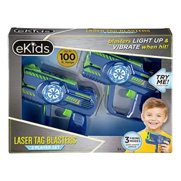 USA Toyz Rechargeable Laser Tag Game - 2pk Laser Tag Set with Guns and  Vests, 2 Laser Tag Guns, 2 Lazer Tag Vests with FX, LEDs Outdoor  Multiplayer