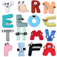 Alphabet Plush Toy Soft Pillow Toy Collectible Stuffed Animal Plushie Doll Toys Birthday Christmas Gift for Kids Home Decoration