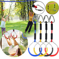 Gymnastic Rings For Kids Gym Ring With Adjustable Straps Buckles Indoor Fitness Home Playground Gym Pull-up Playground Equipment