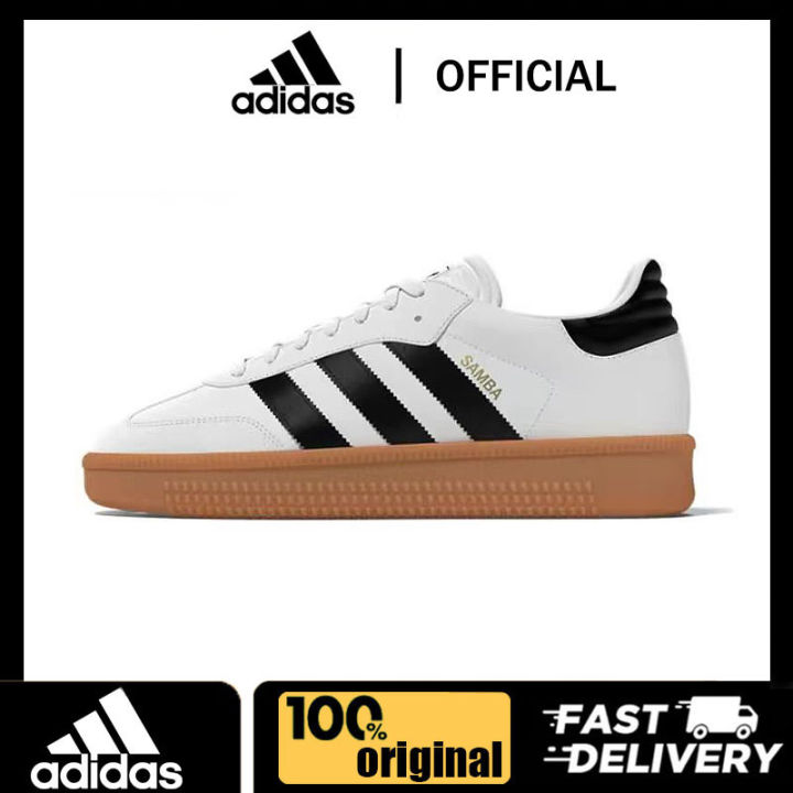 100% Authentic】Adidas Samba xlg white for men and women Sports