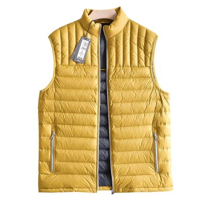 ZZOOI Men Vest Hiking Jacket Autumn Winter Warm Sleeveless Jackets Male Casual Waistcoat Vest Outdoor Down Vest Jacket Windproof