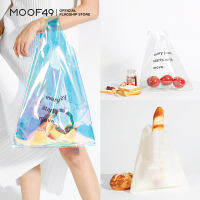 MOOF49 | Pay Day (Hologram/Clear) | กระเป๋าช็อปปิ้ง PVC (แบบโฮโลแกรม/แบบใส) กระเป๋าพลาสติก ทนมาก เหนียวมาก ใช้งานซ้ำได้ ล้างได้