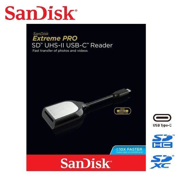 Sandisk Extreme Pro SD UHSII card reader with USBC connector Lazada.co.th
