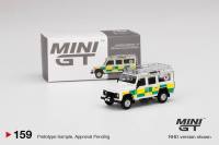 MINI GT 1/64 Land Rover Defender 110 British Red Cross Search &amp; Rescue LHD