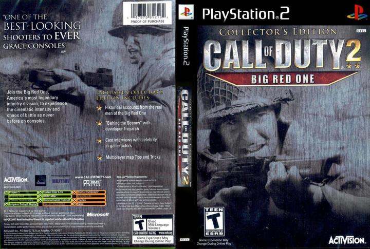 call of duty 2 big red one collector's edition ps2