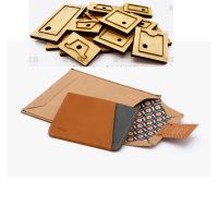 DIY leather craft Die cut Micro Sleeve Wallet simple card holder small wallet knife mould cutting dies hand punch tool pattern