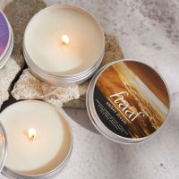 haaf scented soy wax candle เทียนหอมไขถั่วเหลือง กลิ่น amber dream ผ่อนคลาย ตลับพกพาสะดวก ขนาด 60g