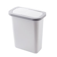 Hanging Push Cover Plastic Trash Can Sundries Storage Bucket with Lid for Kitchen Sink Supplies