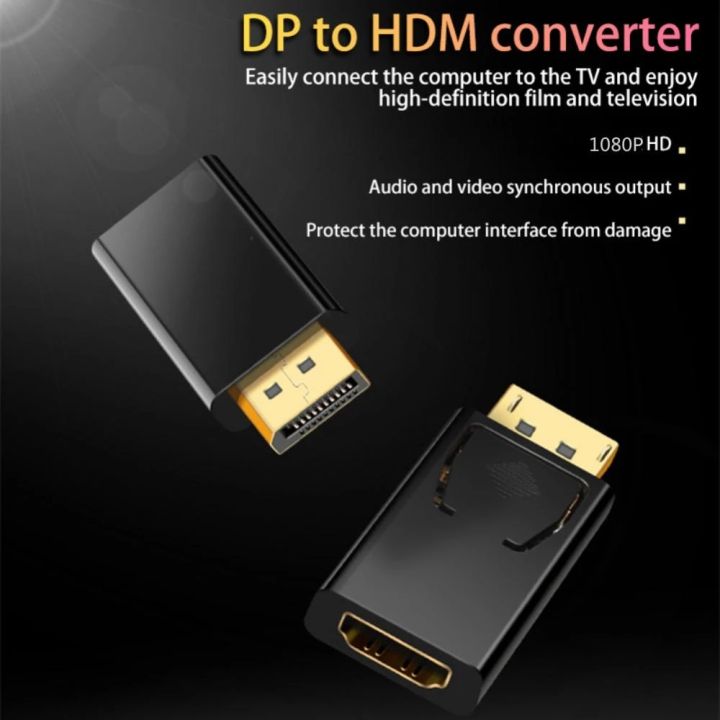 ขายดีอะแดปเตอร์ที่เข้ากันได้กับ-hdmi-ช่องแสดงผลไปยัง4k-กับ-dp-ตัวผู้กับพอร์ตรับสัญญาณภาพคุณภาพสูงแบบตัวเมียสายเคเบิลภาพเสียง-hd-4k-1080p-สำหรับแล็ปท็อปทีวี-pc