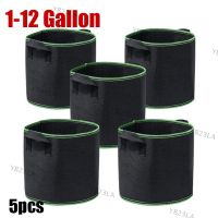 5pcs 3 5 10 Gallon Fabric Plant Grow Bags Tree Pots Garden Vegetable Potato Flower Planting Container Nursery Pots BagYB23TH