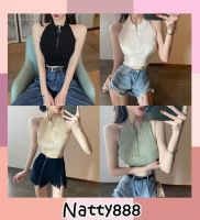 Natty888 ไหมพรมสีฟรุ้งฟริ้งมากแม่!!!! เสื้อ Classsi โทนสีเบาๆ ซิปหน้า จั๊มคอ แขนตุ๊กตาคิ้วๆมาก เสื้อไหมพรม เสื้อเปิดไหล่ เสื้อแฟชั่น