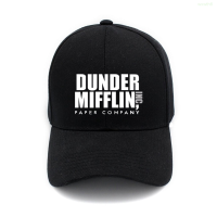 Summer New 【Ready Stock】❣❁Dunder Mifflin Inc Print Baseball Cap Unisex Hat Cotton Hat Adjustable Hat Hip Hop Ha Versatile hat