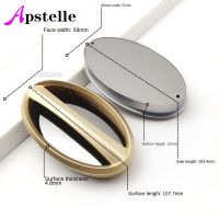 APSTELLE Mirror Surface Cupboard Handle Furniture Embedded Modern Cabinet Handles Zinc Alloy Wardrobe Invisible Drawer Pulls Door Hardware