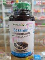 อ้วยอันโอสถ Herbal One Sesamin เซซามิน สารสกัดจากงาดำ 60 แคปซูล x1ขวด แท้100% จากร้านขายยา ส่งไว