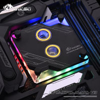 หม้อไอน้ำสกี CPU บล็อกน้ำใช้สำหรับ In LGA1150 1151 1155 1156 1200 1700 2011 2066 X99 I7คูลเลอร์หม้อน้ำ RGB ซิงค์CPU-XPR-A-MC-