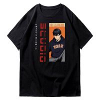 【Fashion】เสื้อผ้าแฟชั่นสไตล์ใหม่ Haikyuu Kageyama Tobio Vintage Men T Shirt Hop Tshirt Men Tee แฟชั่นแขนสั้นผ้าฝ้าย