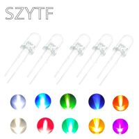 【CC】 5MM Led white/blue/red/yellow/green/pink/purple light bulbs / emitting diode White/UV