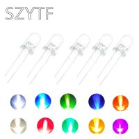 5MM Led white/blue/red/yellow/green/pink/purple light bulbs / 5MM White Colour LED emitting diode F5 White/UV LED