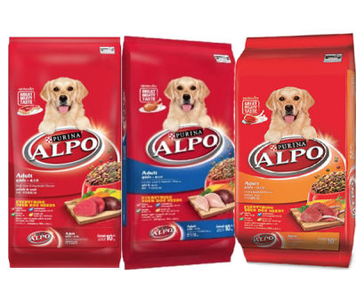 ❣️🐶42Pets🐱❣️ALPO ADULT อัลโป อดัลท์ อาหารเม็ดสำหรับสุนัขโต ขนาด 1.5 kg , 3 kg , ถุงแบ่ง 1kg , ยกกระสอบ 20 kg อาหารสุนัข อาหารหมา อาหารเม็ด