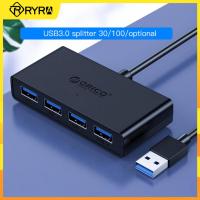 Hyra ตัวแยก USB 3.0พอร์ต4พอร์ต USB อะแดปเตอร์แยกสัญญาณความเร็วสูงหลายตัวสำหรับคอมพิวเตอร์พีซีอุปกรณ์เสริมสำหรับแล็ปท็อป30/100ซม.