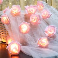 Artificial Rose Flower Led Fairy Lights USB/Battery Powered 10m 6m 3m Led Garland Christmas Tree Decoration Wedding Party Decor