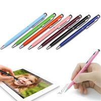 10Pcs/Lot 2 In1 Touch Screen Stylus Ballpoint Pen For iPad iPhone Samsung Tablet Pens