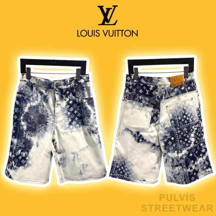 Louis Vuitton Monogram Bandana Short Sleeved Denim Shirt review#shorts 