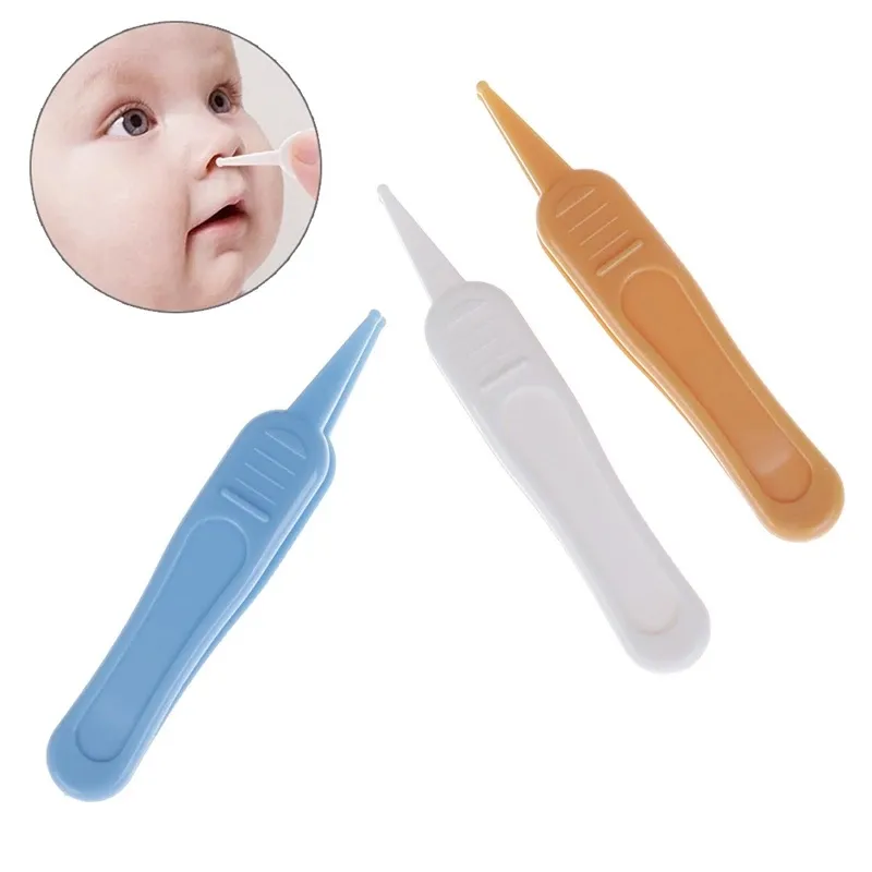 1Pcs Baby Dig Booger Clip Infants Ear Nose Navel Clean Tools Kids Safety  Tweezers Cleaning Forceps Toddler Nasal Cavity Care Supplies