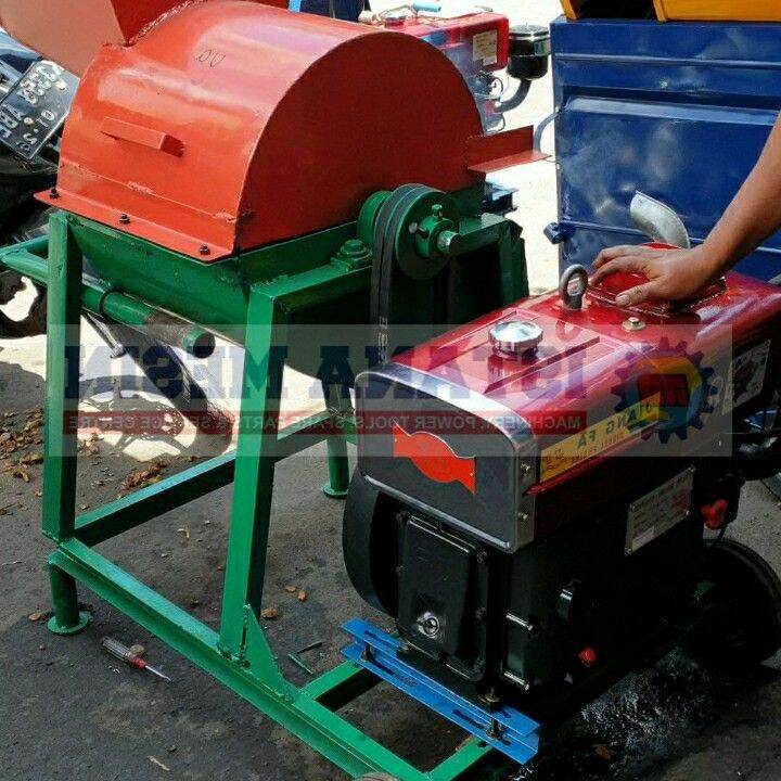 MESIN PENCACAH PELEPAH SAWIT KOMPOS CHOPPER RUMPUT COMPLETE MESIN ...