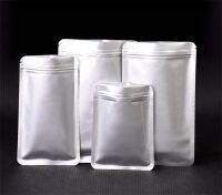 50Pcs Resealable Flat อลูมิเนียมฟอยล์ซิปล็อคกระเป๋ารอบมุมปกป้องเนื้อผลไม้แห้งฮาร์ดแวร์ชาความร้อนปิดผนึกของขวัญ Pouches