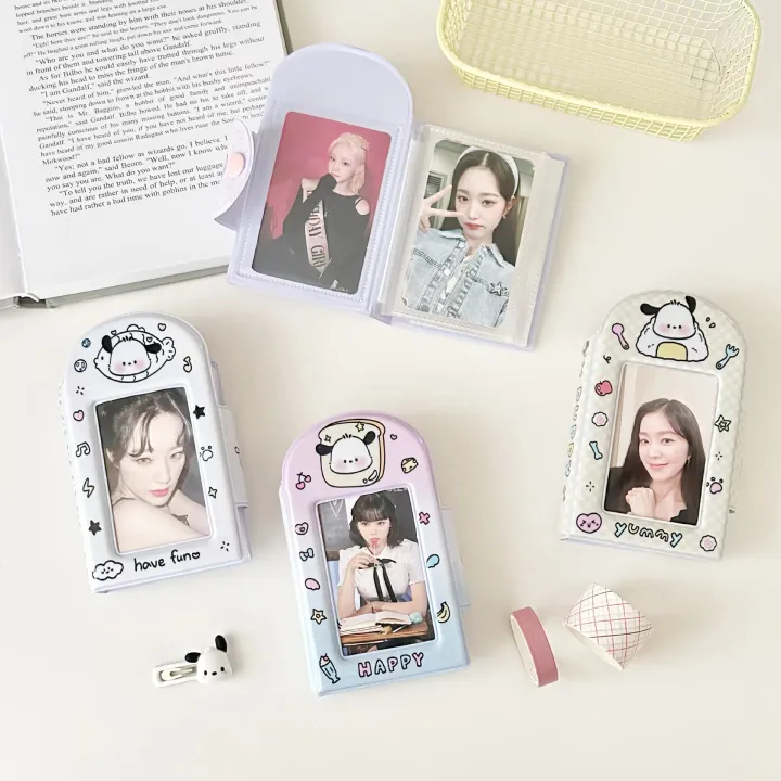 kawaii-original-design-dog-kpop-photocard-collect-book-idol-photo-card-holder-button-3-inch-photo-album-album-school-stationery