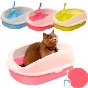 CW Khay Đựng Rác Cho Mèo Nhà Vệ Sinh Cho Thú Cưng Xẻng Vệ Sinh Chống Bắn