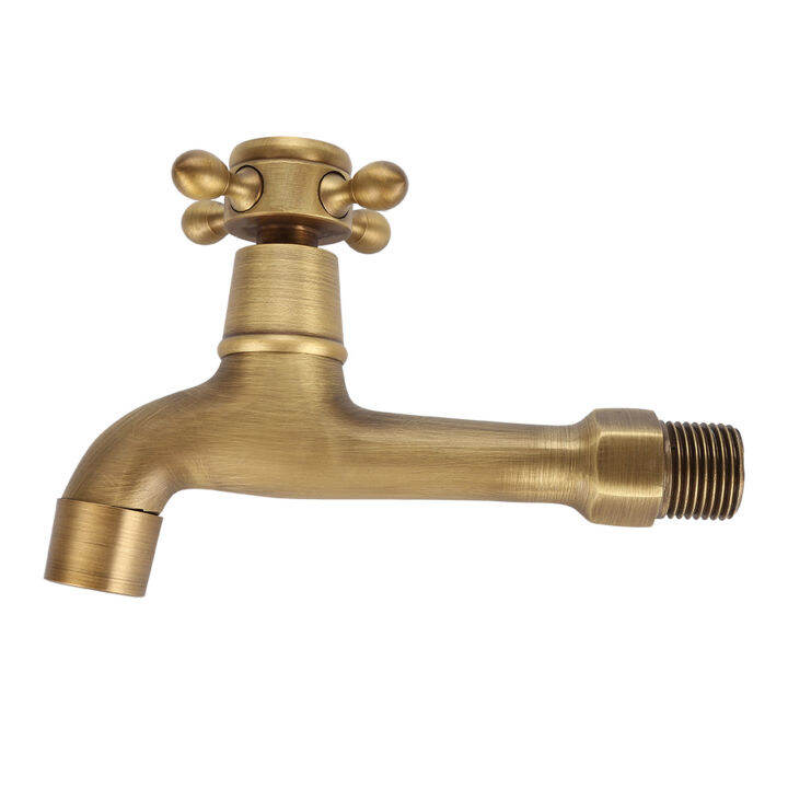 zerone-vintage-faucet-wall-mounted-vintage-solid-brass-faucet-single-cold-water-tape-for-kitchen-sink-mop-pool