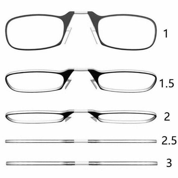 chookey-แว่นอ่านหนังสือ-พวงกุญแจ-แว่นขยาย-แบบพกพา-ไม่มีกรอบ