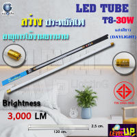 หลอดไฟนีออน LED หลอดไฟ LED หลอดประหยัดไฟ LED T8 30W IWACHI ขั้วสีทอง หลอด LED ยาว สว่างเต็ม 3,000 LM หลอดไฟยาว แสงสีขาว (DAYLIGHT) (25 หลอด)