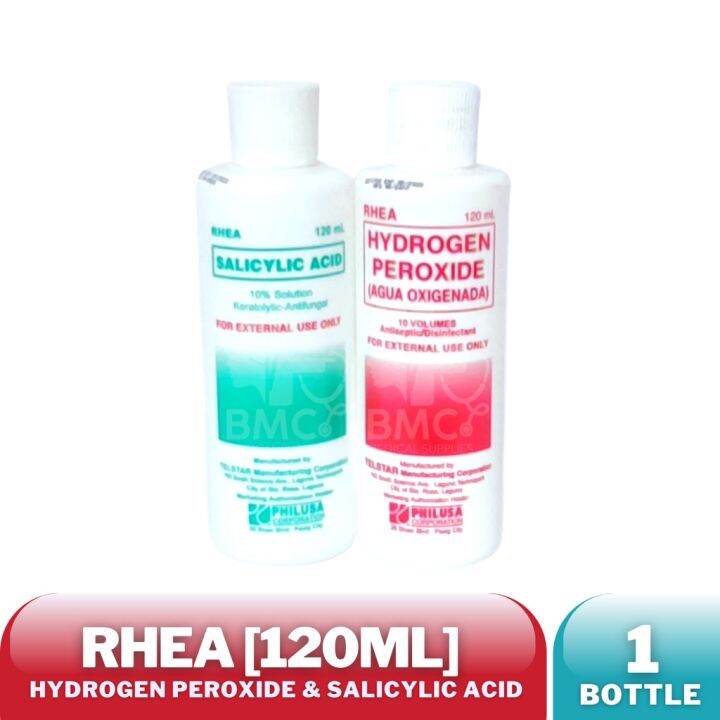 Rhea Hydrogen Peroxide & Salicylic Acid [120ml] Lazada PH
