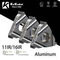 KaKarot MMT11IR / 16IR 11IR / 16IR A60 A55 คาร์ไบด์เกลียวแทรกด้ายเครื่องมือกลึงสําหรับ SER CNC Lathe 11ER 16ER อลูมิเนียม