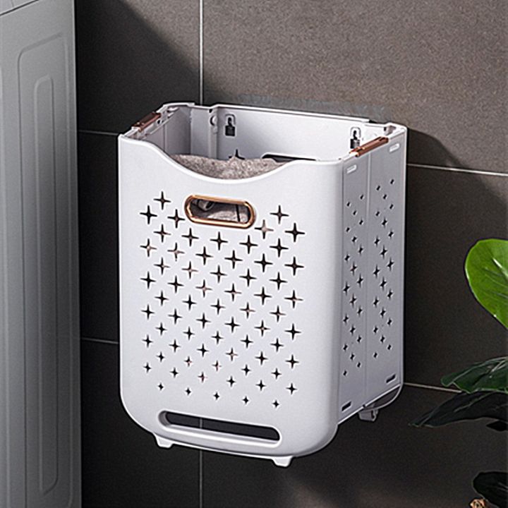 yf-wall-mounted-laundry-basket-folding-dirty-clothes-creative-mesh-organizer-storage-bathroom-household-accessories-baby-toy-bag
