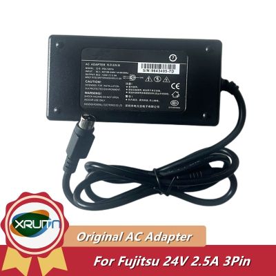 Genuine 24V 2.5A 60W 3PIN FDL1207A AC Adapter Charger For Fujitsu GVE Printer Power Supply 🚀