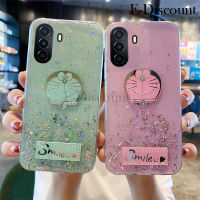 เคสโทรศัพท์ใหม่สำหรับ Huawei Nova Y71 ฝาครอบ ประกายดาวดวงจันทร์ซิลิโคนใสการ์ตูนแมวป้องกันการตกสำหรับ Huawei Nova Y71 Y70เคส