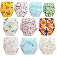 RBRIDG Portable Cute Reusable Nappy Changing Washable Elastic Cloth