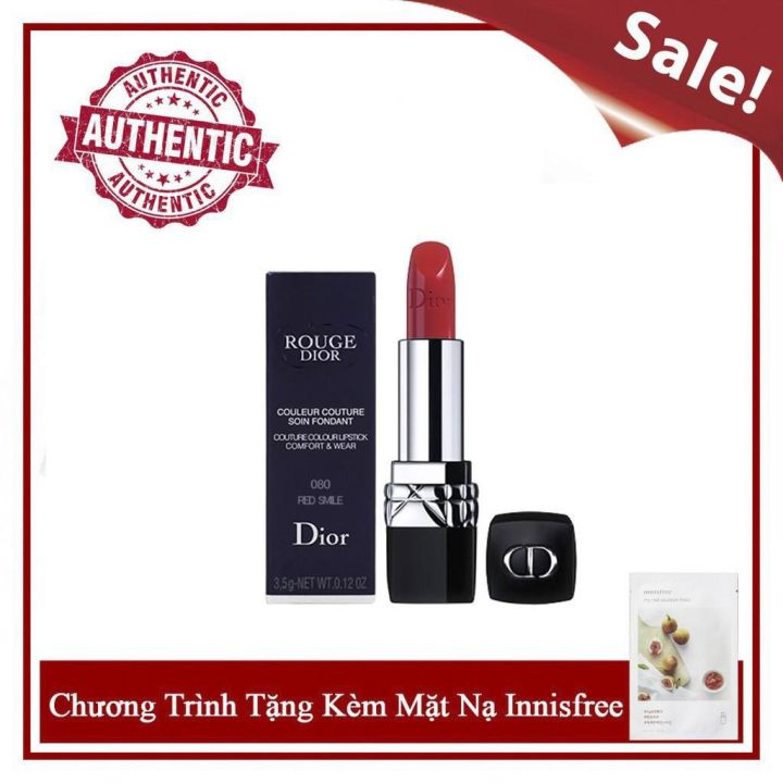 Son Dior Rouge Màu 080 Red Smile  Cheng 1982